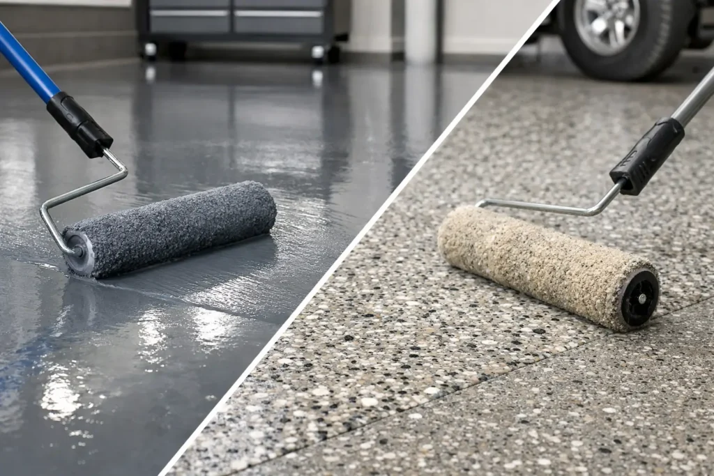 Epoxy vs Polyaspartic Flooring