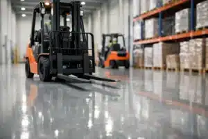 Can Epoxy Floors Handle Forklifts on Site?
