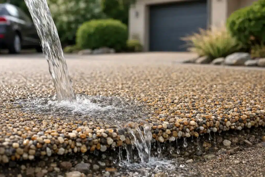 Resin Permeability for Better-Draining Driveways
