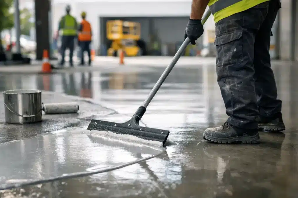 Fast Drying Floor Coatings for Busy Sites