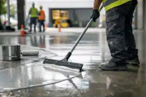 Fast Drying Floor Coatings for Busy Sites